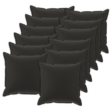 Federa 12 pz HOUTEN Nero 40 x 40 cm Poliestere