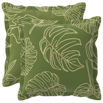 Federa 2 pz HOUTEN Design a foglia 40 x 40 cm Poliestere