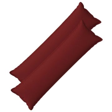 Federa 2 pcs HOUTEN Rosso Vino 40 x 145 cm Lino