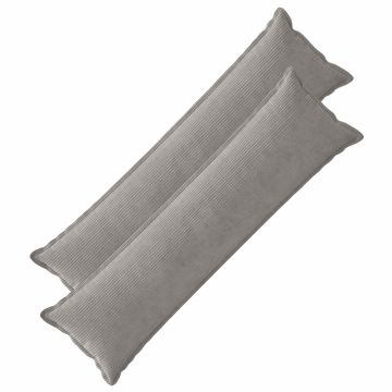 Federa 2 pz HOUTEN Grigio Chiaro 40 x 145 cm corduroy