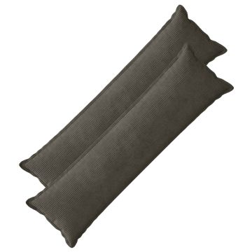 Federa 2 pz HOUTEN Antracite 40 x 145 cm corduroy