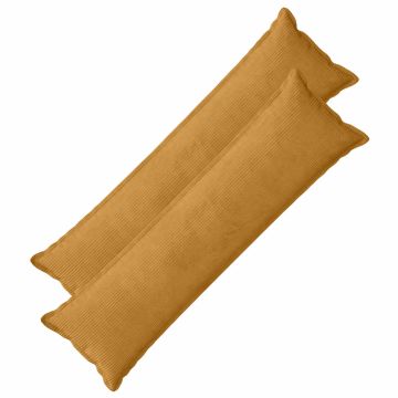 Federa 2 pz HOUTEN Giallo 40 x 145 cm corduroy