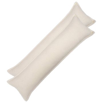 Federa 2 pcs HOUTEN Crema 40 x 145 cm Bouclé