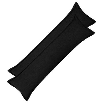 Federa 2 pcs HOUTEN Nero 40 x 145 cm Bouclé