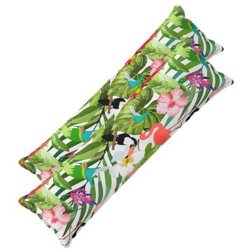 Federa 2 pz HOUTEN Nero 40 x 145 cm Poliestere