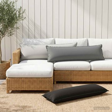 Federa 2 pz HOUTEN Grigio 40 x 145 cm Poliestere