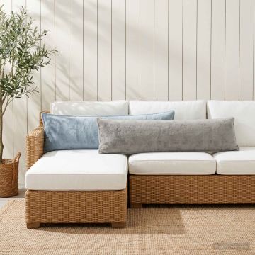 Federa 2 pz HOUTEN Grigio Chiaro 40 x 145 cm