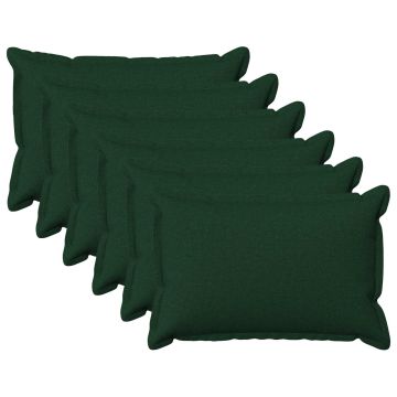 Federa 6 pcs HOUTEN Verde Scuro 40 x 60 cm Lino