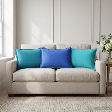 Federa 2 pz HOUTEN Azzurro 40 x 60 cm Poliestere