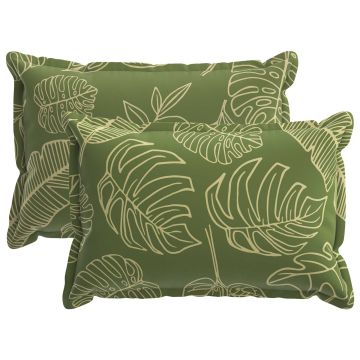 Federa 2 pz HOUTEN Design a foglia 40 x 60 cm Poliestere