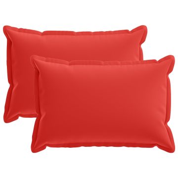 Federa 2 pz HOUTEN Rosso 40 x 60 cm Poliestere