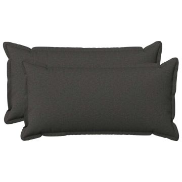Federa 2 pz HOUTEN Grigio Scuro 40 x 70 cm Lino
