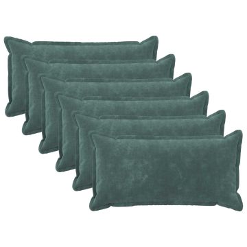 Federa 6 pcs HOUTEN Blu mare 40 x 70 cm Fleece in microfibra