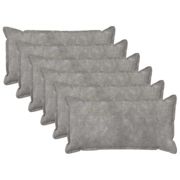 Federa 6 pcs HOUTEN Grigio Chiaro 40 x 70 cm