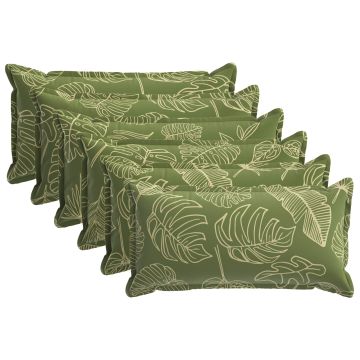 Federa 6 pz HOUTEN Design a foglia 40 x 70 cm Poliestere