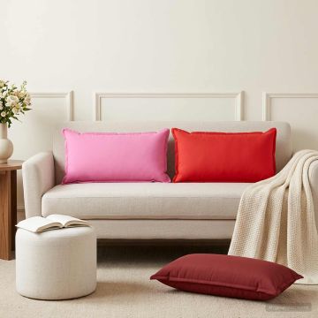 Federa 6 pz HOUTEN Rosa 40 x 70 cm Poliestere