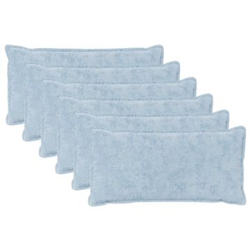 Federa 6 pz HOUTEN Azzurro 40 x 70 cm