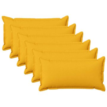 Federa 6 pcs HOUTEN Giallo Chiaro 40 x 80 cm Lino