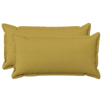 Federa 2 pcs HOUTEN Verde chiaro 40 x 80 cm Lino