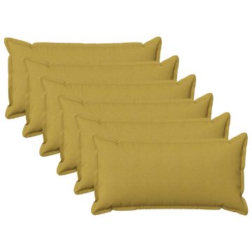 Federa 6 pcs HOUTEN Verde chiaro 40 x 80 cm Lino