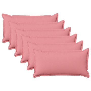 Federa 6 pcs HOUTEN Rosa 40 x 80 cm Lino