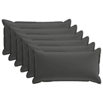 Federa 6 pz HOUTEN Antracite 40 x 80 cm Poliestere