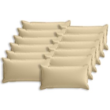 Federa 12 pz HOUTEN Beige 40 x 80 cm Poliestere