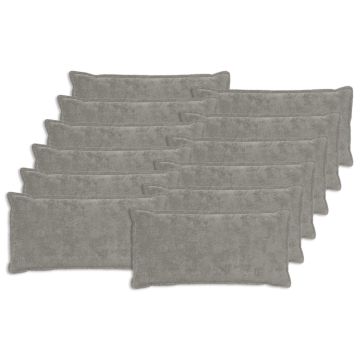 Federa 12 pz HOUTEN Grigio Chiaro 40 x 80 cm