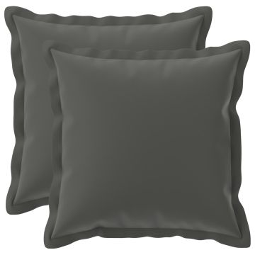 Federa 2 pz HOUTEN Antracite 45 x 45 cm Poliestere