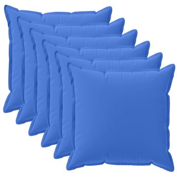 Federa 6 pz HOUTEN Blu Reale 50 x 50 cm Poliestere