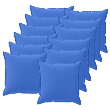 Federa 12 pz HOUTEN Blu Reale 50 x 50 cm Poliestere