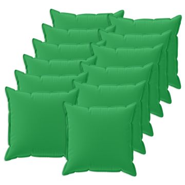 Federa 12 pz HOUTEN Verde 50 x 50 cm Poliestere
