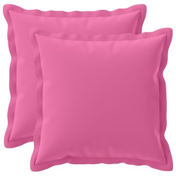 Federa 2 pz HOUTEN Rosa 50 x 50 cm Poliestere