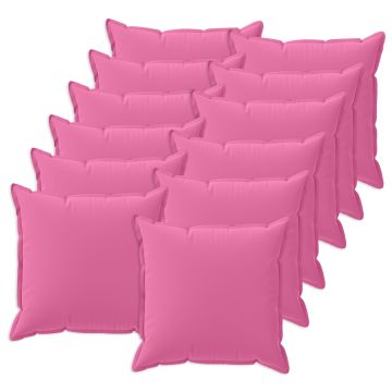 Federa 12 pz HOUTEN Rosa 50 x 50 cm Poliestere