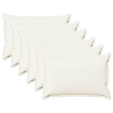 Federa 6 pcs HOUTEN Bianco 50 x 70 cm Lino