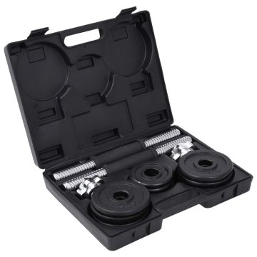Set di Manubri 19 pz 15 kg in Ghisa