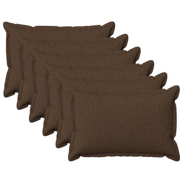 Federa 6 pcs HOUTEN Marrone 50 x 75 cm Lino