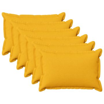 Federa 6 pcs HOUTEN Giallo Chiaro 50 x 80 cm Lino