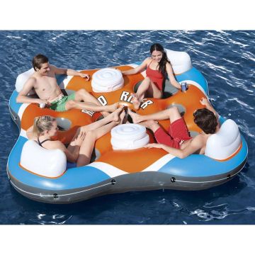 Bestway Isola Galleggiante Hydro Force Rapid Rider 257x257 cm 360 kg