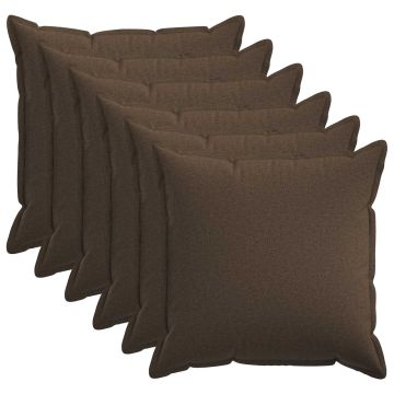 Federa 6 pcs HOUTEN Tortora 80 x 80 cm Lino