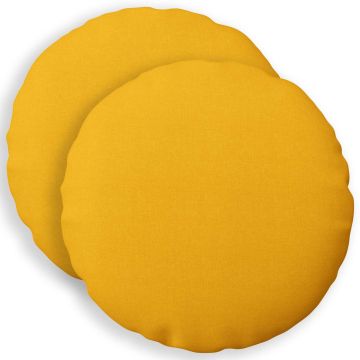 Federa 2 pz HEERLEN Giallo Chiaro Ø 30 cm Tessuto