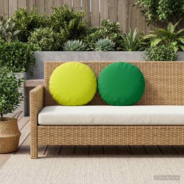 Federa 6 pcs HEERLEN Verde brillante. Ø 30 cm Poliestere