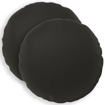 Federa 2 pcs HEERLEN Nero Ø 30 cm Poliestere