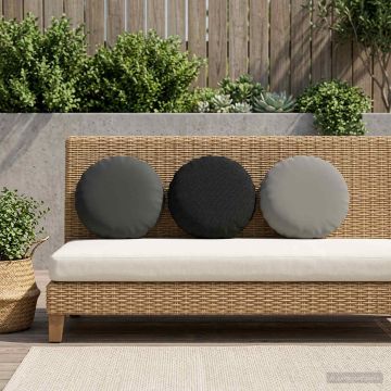 Federa 6 pcs HEERLEN Nero Ø 30 cm Poliestere