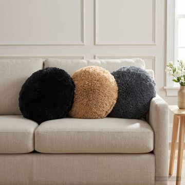 Federa 6 pcs HEERLEN Antracite Ø 30 cm Fleece PV