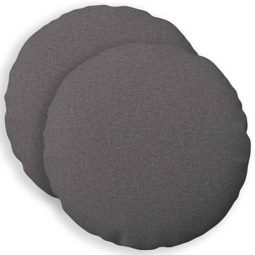 Federa 2 pz HEERLEN Grigio Chiaro Ø 40 cm Tessuto