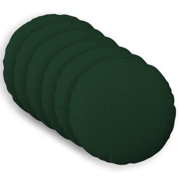 Federa 6 pz HEERLEN Verde Scuro Ø 40 cm Tessuto