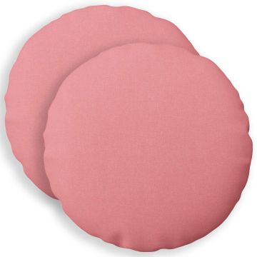 Federa 2 pz HEERLEN Rosa Ø 40 cm Tessuto