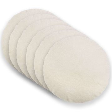 Federa 6 pcs HEERLEN Crema Ø 40 cm Bouclé