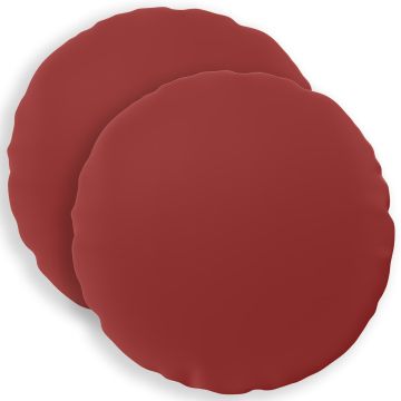 Federa 2 pcs HEERLEN Rosso Vino Ø 40 cm Poliestere